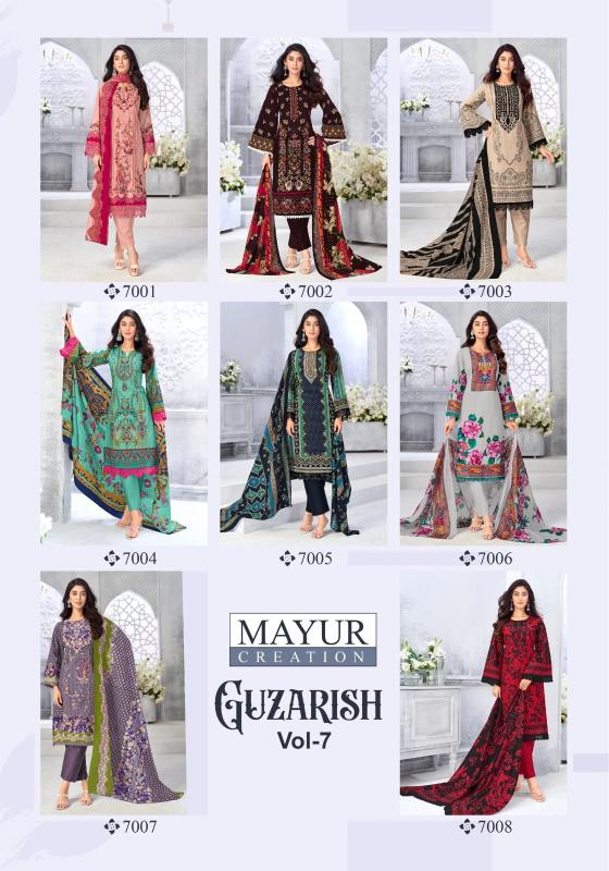 Mayur guzarish vol-7 dress materials wholesale shop in mangalagiri